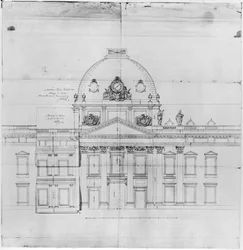 Design para a École Militaire em Paris, 1769