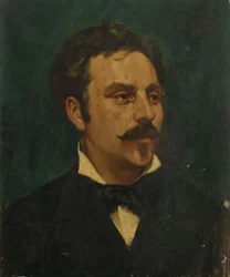 Retrato do compositor Gabriel Fauré 1845-1924, 1878.