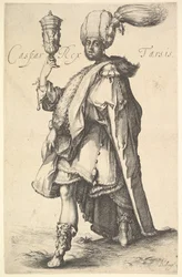 Caspar, depois de uma série dos três Reis Magos de Jacques Bellange.