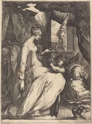 A Madona Girando, 1615.