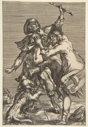 Dois Mendigos Lutadores, 1612-16.