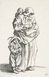 Uma mãe e os seus três filhos, de The Beggars (La mere et ses trois enfants)