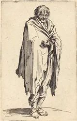 Mendigo com a cabeça e os pés descalços, c.1622