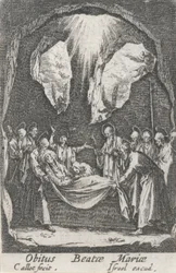 Enterro da Virgem, nº 12 de The Life of the Virgin