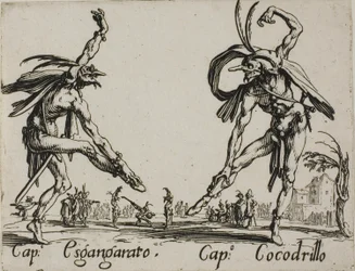 Capitão Esgangarato - Capitão Cocodrillo, chapa 14 de Balli di Sfessania
