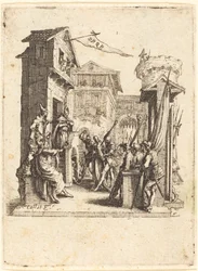 Cristo diante de Caifás, c. 16241625.