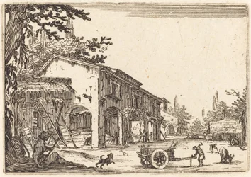 Pátio de uma Fazenda, c. 1622.
