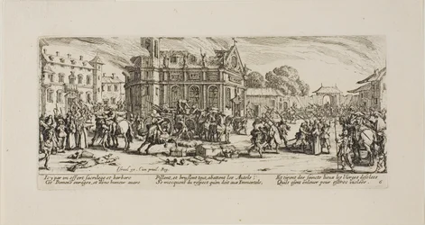 Destruição de um convento, placa seis de The Miseries of War
