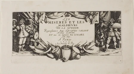 Frontispício, de As Misérias da Guerra