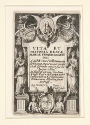 Frontispício, nº 1 de The Life of the Virgin