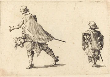 Cavalheiro e sua página, c. 1617.