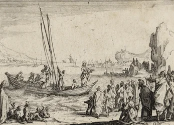 Jesus pregando pelo mar, 1635