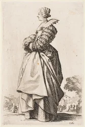Dama com regalo, da série “A Nobreza de Lorraine”