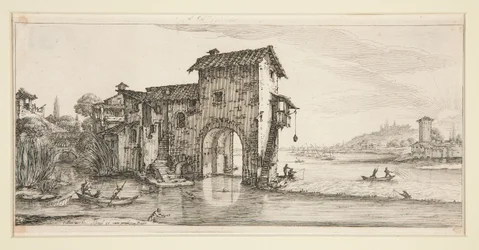 O moinho de água, de Paisagens para Giovanni de Medici