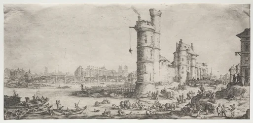 As duas grandes vistas de Paris: Vista da Pont Neuf