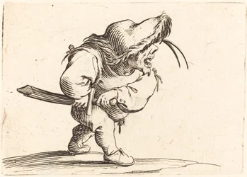 Homem se preparando para sacar sua espada, c. 1622.