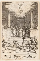 Martírio de São Barnabé, placa quinze de Os Martírios dos Apóstolos