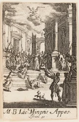 Martírio de São João, o Menor, lâmina sete de Os martírios dos Apóstolos
