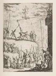 Martírio de São Pedro, não. 4 de The Martyrdom of the Apostles (O Martírio dos Apóstolos)