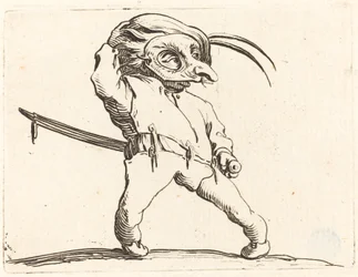 Homem Mascarado de Pés Torcidos, c. 1622.