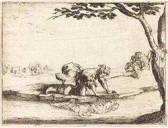 Narciso olhando na água
