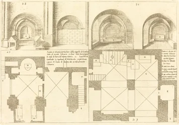 Planta e Elevação da Capela de Godefroy de Bouillon