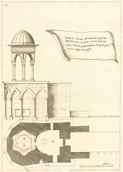 Planta e Elevação da Igreja do Santo Sepulcro