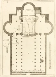 Plano da Igreja do Santo Menino, 1619.
