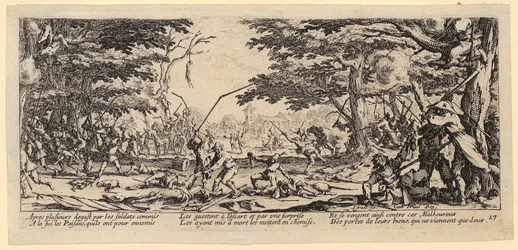 Vingança dos camponeses, prancha 17 da série «As misérias da guerra»