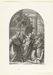 Safira punida com a morte Pinturas e esculturas em Roma (título da série)