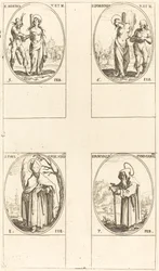 Santa Ágata; Santa Doroteia; São Romualdo de Ravena; São Paulo, Bispo de Verdun