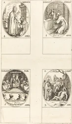 Santo Ambrósio; São Vicente Ferrer; São Celestino; São Lázaro