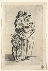 Os Mendigos: Uma Mãe e Seus Três Filhos, c. 1623