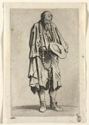 Os Mendigos: Mendigo com Rosário, c. 1623
