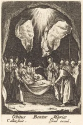 O Enterro da Virgem, em ou depois de 1630.