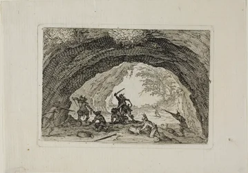 A Caverna dos Bandidos, de Os Caprichos