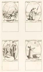 A conversão de Saul; São Paulo; São João Crisóstomo; São Cirilo de Alexandria