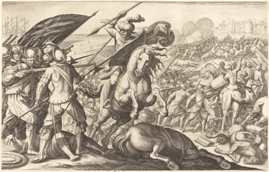 A derrota da cavalaria turca