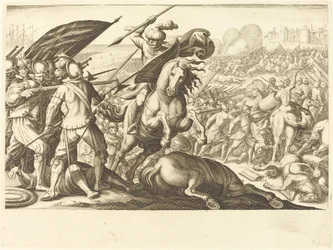 A derrota da cavalaria turca