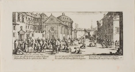 O Hospital, placa quinze de As Misérias da Guerra