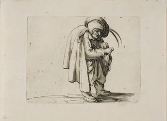 O jogador Hurdy-Gurdy, de Varie Figure Gobbi
