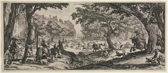 A grande caça, 1619.
