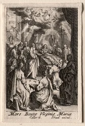 A vida da virgem: a morte da virgem.