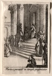 A Vida da Virgem: A Apresentação da Virgem no Templo.
