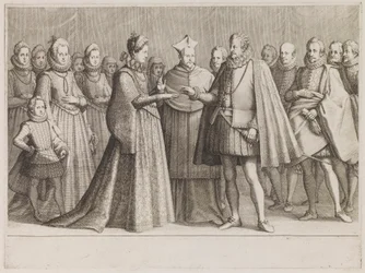 O casamento de Fernando I com Cristina de Lorena, da série «A vida de Fernando de