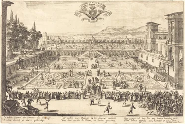 Os jardins do palácio em Nancy