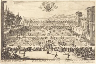 Os jardins do palácio em Nancy