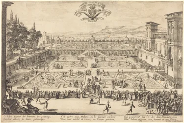 Os jardins do palácio em Nancy