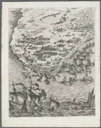 O cerco de La Rochelle: ilustração 10, 1628-1630.