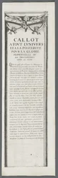 O cerco de La Rochelle: Placa 4